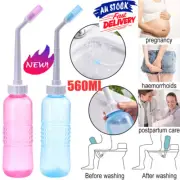 Portable Bidet Sprayer Handheld Travel Personal Bidet Empty Bottle Home 560ml CR