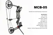 Steel Ball Arrow Double Bowstrings Compound bow MCB-05