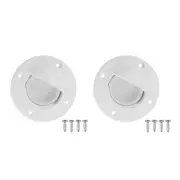 1X(Universal White Nylon Marine Boat Transom Deck Mount Scupper Screw 4009