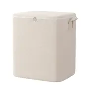 Zipper Clothes Storage Containers with Handle Large Capacity Home Storage Box for Blanket Wardrobe