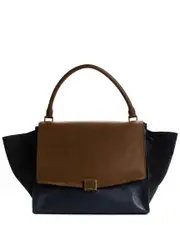 CELINE Blue Leather Trapeze Bag (Authentic Pre-Loved)