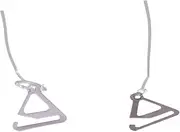 [SAFIGLE] Adjustable Straps Bra Strap Extender Clear Bra Clear Shoulder Straps Bra Chain Rhinestone Belt Bra Strap Elastic Chain Bra Detachable Bra Straps Transparent Bra
