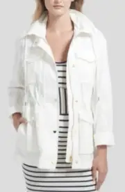 NWT ATM Anthony Thomas Melillo White Field Jacket Sz M