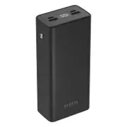 EFM Digital 20W 30000mAh Power Bank USB-A/USB-C Charger Port - Black