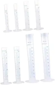 1 Set Plastic Measuring Cylinder Graduated Cylinder Measuring Cup Plastic Cup Measuring Tool Scale Measure Cup Garden Cup Practical Measuring Jug Farm Parts Garden Tool re-usable