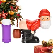 Kids Bubble Machine Santa Shape Automatic Bubble Machine with Light
