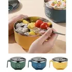 Stainless Steel Ramen Bowl Double Layer Food Container Kawaii Soup Bowls Salad