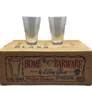 (12) VINTAGE Libbey Glass Home Barware COLLINS Cocktail Glasses, NEW OLD STOCK