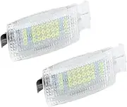 HUVNEXA Interior Sun Visor Vanity Mirror Lamps Reading Light, for VW, for Golf, 4 5 6 7, for Passat, CC B5 B6 B7, for POLO, for Tiguan, for Scirocco, for Jetta, for Toura Car Number Plate Light