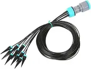 Drip Watering Kit - Irrigation System Tools, Garden Watering Set | Adjustable Drip Irrigation Kit, Flexible Drip Emitters, Efficient Landscape Watering System for Plants, Garden, Lawn