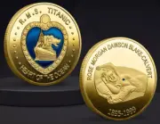 Titanic The Heart of The Ocean Rose Dawson Coin (SHIPS FROM USA)