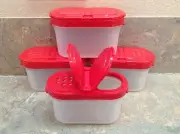 Tupperware Small Spice Shakers Set Of 4