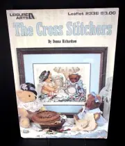 Leisure Arts The Cross Stitchers Cross Stitch Leaflet Teddy Bears New 1993