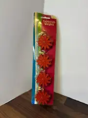 Vintage Flower Table Cloth Weights-New in Package (4 Weights)