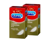 在飛比找樂天市場購物網優惠-杜蕾斯 超薄型 24入裝 12入兩盒 durex 衛生套 安