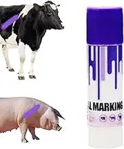 Livestock Marker Crayon, Livestock Marking Crayon, Safe Animal Marking Crayon High Purity Paraffin For Duck, Sheep Classification Works