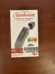 Sunbeam Infrared No Touch Dual Usage Thermometer: Forehead/Ear