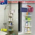 Bathroom Shower Organizer Shelf Wall Mount Small Caddy Rack Storage Holder