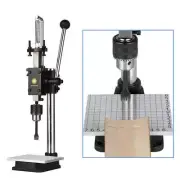 Hand Punching Machine Leather Hole Puncher Press Punch Tools Chuck PP Plate