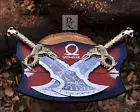 God Of War Twin Blades Kratos Blades Of Chaos Metal Replica Gold Edition