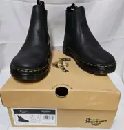 Unisex Boots Dr. Martens Embury. Black Women's Size 8 M. Men's Size 7. NIB