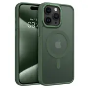 For iPhone 15 Pro Max 6.7" MagSafe Case Shockproof Heavy Magnetic Matte Cover