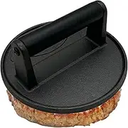 Cashing Sandwich Press, Burger Press Plate | With A Sturdy Flat Cast Iron Base, This Grilling Press Guarantees