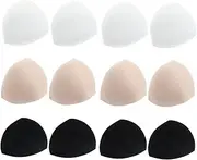 [BESPORTBLE] Pad Inserts Bra Pads Insert for Sweat Sanitary Small Bra Pads Inserts for Bra Liners Bra Cup Insert White Removable Sponge