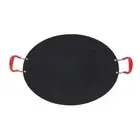 Grill Pan Prevent Scalding Wear Resistant Non Stick Portable Round BBQ Griddle