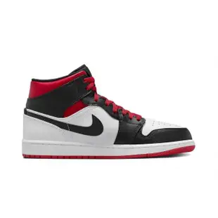 【NIKE 耐吉】Air Jordan 1 Mid Gym Red Black Toe 黑白紅 DQ8426-106