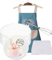 Cake Making Tools Set, Includes 5 X 8in White Round 1/2in Thick Cake Boards