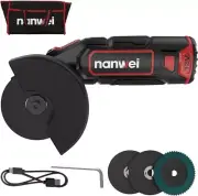12V 3-Inch Mini Angle Grinder Power Tool for Grinding, Polishing and Cutting