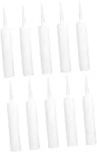 DIYEAH 10Pcs Refillable Sealant Tubes Reusable Caulking Bottles for DIY Projects Custom Colors Repairs Compatible with Standard Caulking Tools