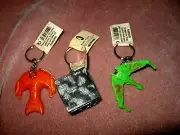 Vintage Star Trek Next Generations Keychains Applause The Borg Klingon Ferengi