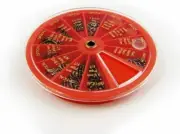 Eyeglass Repair Screws 250 PC Assorted Mini Glasses w Storage Case Optical Watch
