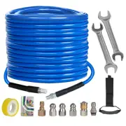Xiny Tool Sewer Jetter Kit for Pressure Washer 100FT, 4000 PSI Drain Cleaner ...