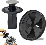 2pcs/set 3 3/8" Garbage Disposal Strainer,Kitchen Sink Drain Splash Guard,Food Scraper and Garbage Disposal Scraper for Insinkerator,Garbage Disposal Quiet Cover for InSinkErator Series