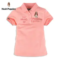 在飛比找Yahoo奇摩購物中心優惠-Hush Puppies POLO衫 女裝簡約品牌印花刺繡狗