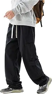 [JEShifangjiusu] Men's Casual Army Cargo Pants Outdoor Joggers Hiking Work Pants Military Combat Sweatpants with Pockets