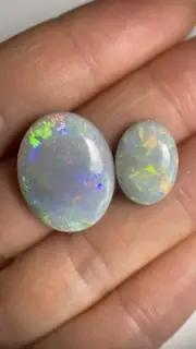 12.65TCW & 5.10TCW- Lightning Ridge Light Opal ( COMES IN SET!)