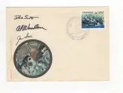 Apollo 15 Dave Scott Al Worden Jim Irwin Crew Signed Autographed First Day Cover