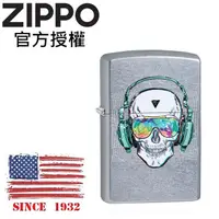 在飛比找PChome24h購物優惠-ZIPPO Skull Headphone Design 耳