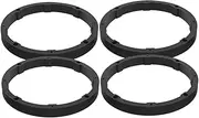 AKOOSY 4PCS Car Speaker Adapter Spacer Rings Durable Plastic Speaker Extender Gaskets for Automotive Audio System Upgrade Easy Installation for Various Vehicle Models