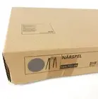 IKEA NARSPEL Trestle Metal Dark Gray NÄRSPEL 104.712.45 New