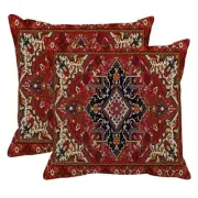 Throw Pillow Covers, Aztec Home Art 18" x 18" (Pack of 2) Ethnic Tribal 10