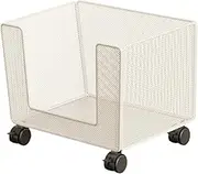 Generic Hanging File Folders Organizer Rolling Organizer Under Desk Storage Cart for Crafts, White