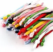 Small Elastic Rope 50/1000pcs Adjustable Mask Sewing Elastic Band Cord with Buckle Stretchy Mask Earloop Lanyard Earmuff Rope DIY Making Supplies Elastic Rope for Fitness (Color : Mix, Size : 500Pcs
