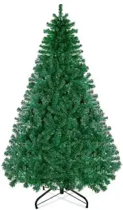 Christmas Tree 6ft, Artificial Christmas Trees Full with 800 Branch Tips, Eas...