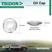 Tridon Oil Cap Metal Bayonet for Audi 5E 5+5 80 90 100 200 Fox S2 S4 S8 V8