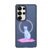 Galaxy S25 Ultra Impact Magnetic Case Sakura Cat